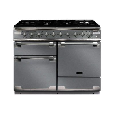 Rangemaster Elise 110cm Dual Fuel 94220 Range Cooker in Stainless Steel with 6 Burner FSD Hob Rangemaster Elise 110cm Dual Fuel 94220 Range Cooker in Stainless Steel with 6 Burner FSD Hob